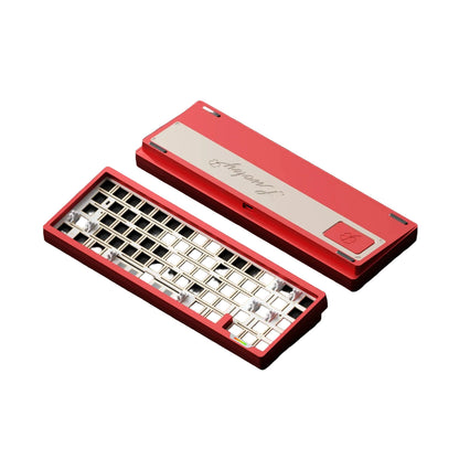 Kit clavier custom Lucky 65% V3 Rouge