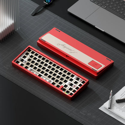 Kit clavier custom Lucky 65% V3 Rouge