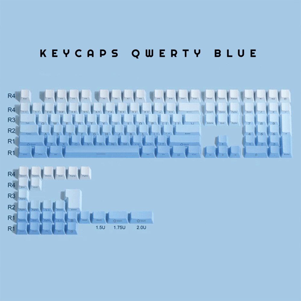 QWERTY Blue Clavier