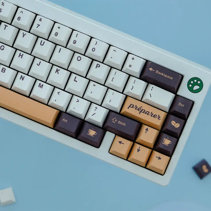 QWERTY Café Keycaps