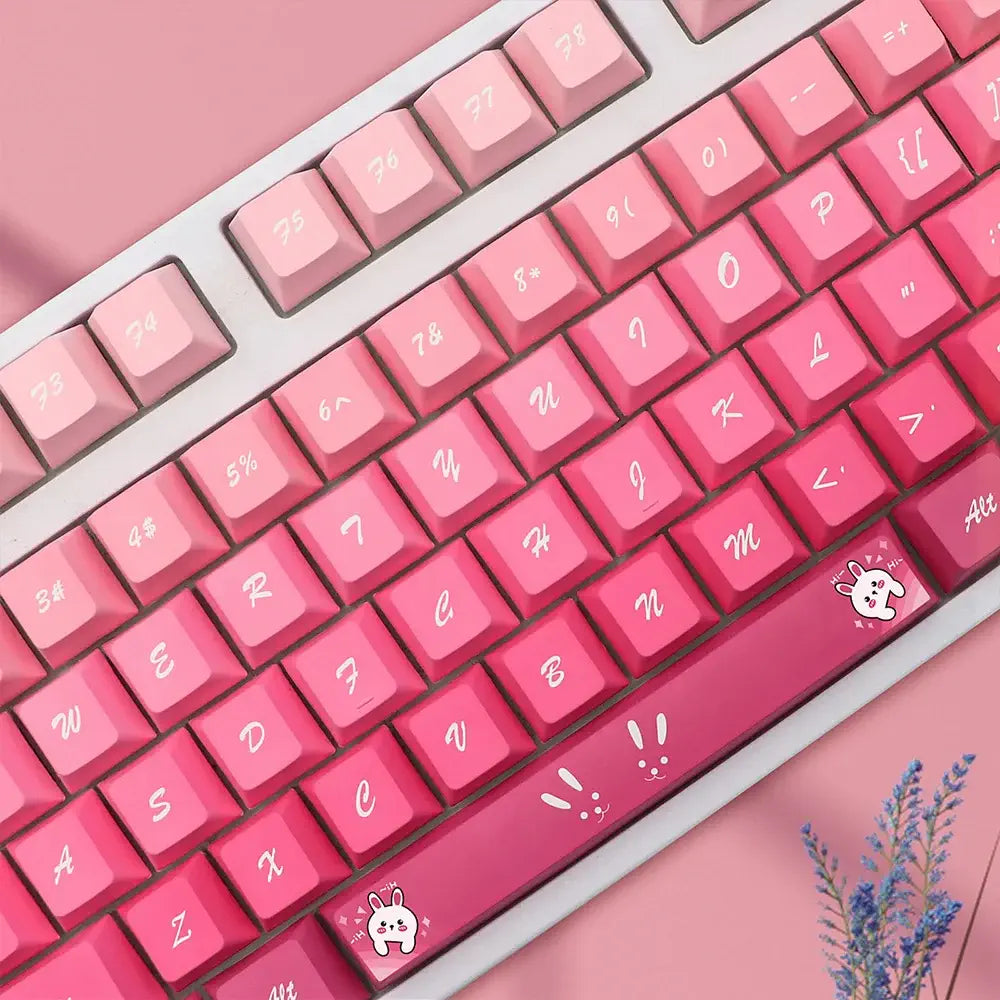 QWERTY Kawai Keycaps