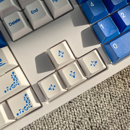 QWERTY Lazurite Keycaps