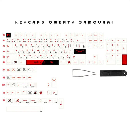 QWERTY Samourai Keycaps