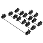 Stabilisateur Clavier Noir 7x2u 1x6.25u - Vignette | CustomTonClavier.fr