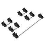 Stabilisateur Clavier Noir 4x2u 1x6.25u - Vignette | CustomTonClavier.fr