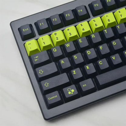 Toxic QWERTY Keycaps